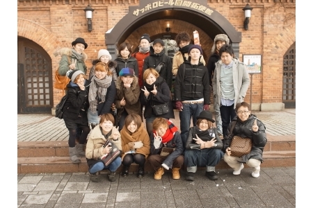 ☆北海道社員旅行の1コマ。皆さん仲が良いです。