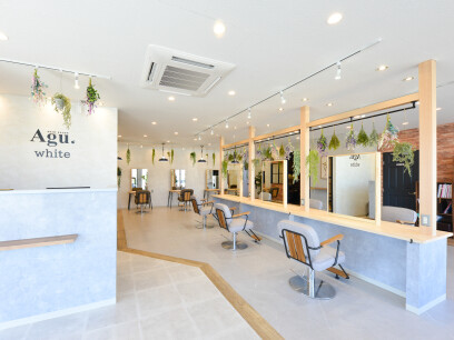 Agu hair white福島東