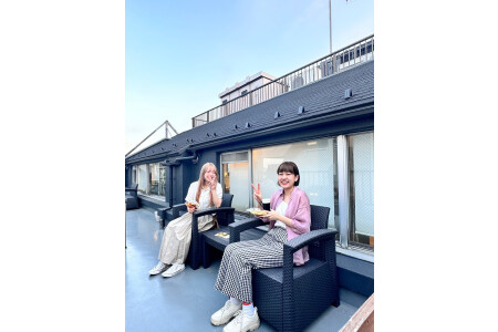 テラスでリラックスもできちゃいます