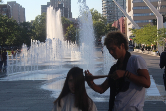 モントリオールでのヘアカット4